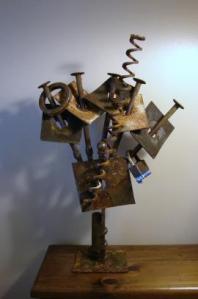 Metal sculpture by Dan Dennison.